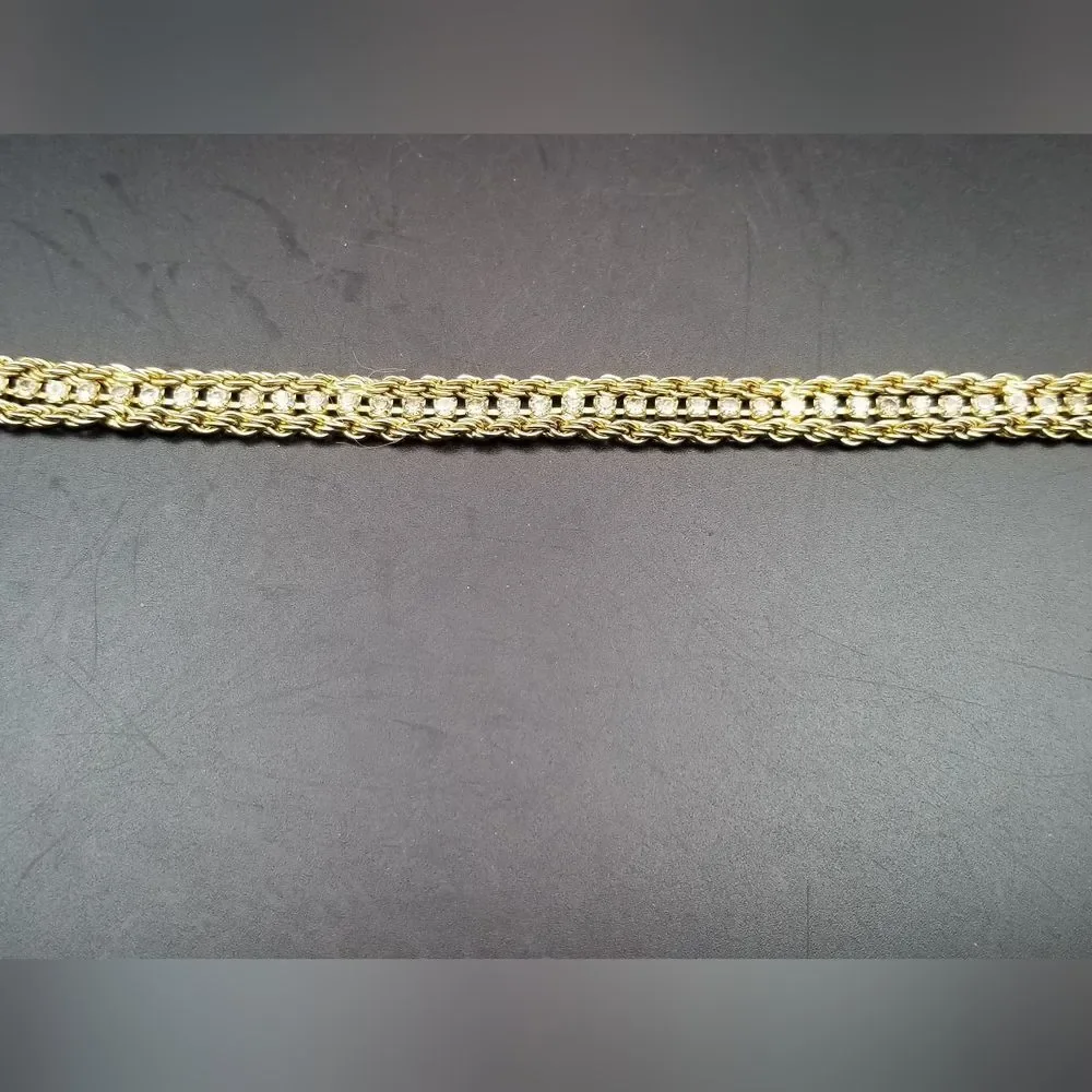 Baguette high fashion estate bracelet B804